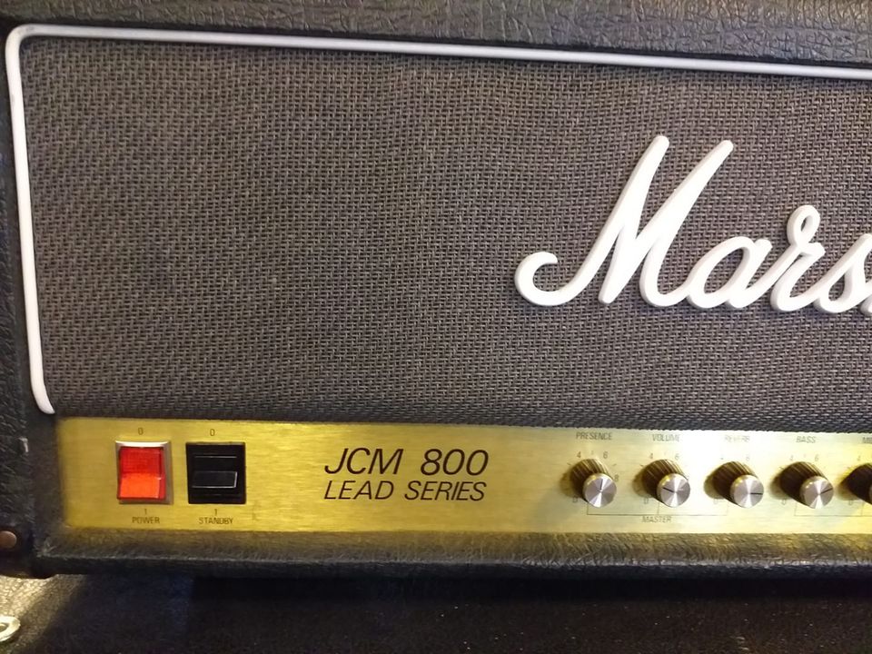 Marshall Jcm 800 Lead Series 1986 Black Amp For Sale Tartan Music