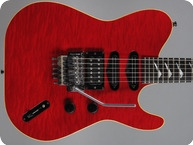 Hamer TLE Custom 1986 Red Flametop