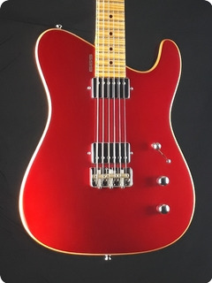 Tausch Guitars 665 Deluxe Candy Apple Red On Top / Dark Cherry Burst On Rims And Back