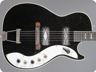 Silvertone Jupiter 1423L Stratotone 1959 Black Sparkle