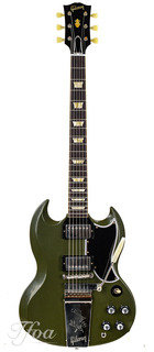 Gibson '64 Sg Standard Olive Drab Vos Maestro Vibrola