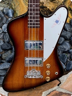 Gibson Thunderbird Iv Reissue Bass 1977 Sunburst