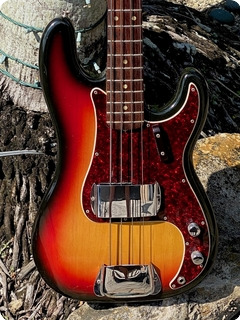 Fender Precision Bass  1972 Sunburst Finish