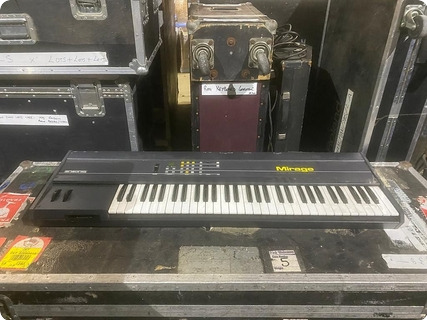 Ensoniq Mirage Synth Owned And Used By Rick Wakeman Of Yes  1990 Black