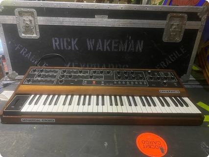 Sequential Circuits Prophet 5 Owned And Used By Rick Wakeman Of Yes 1980 Black