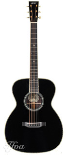 Collings Om42 Custom Indian Rosewood Baked Sitka Black Top