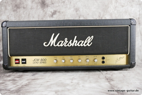Marshall Jcm 800 Lead Series Mk2 1981 Black