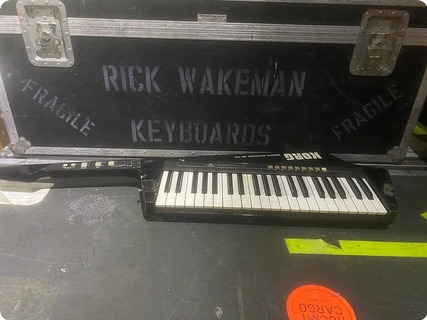 Korg Rk100 Keytar Synth Owned And Used By Rick Wakeman Of Yes  1984 Black