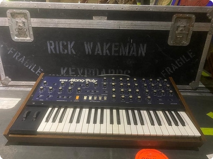 Korg Mono/poly Mp4 Synth Owned And Used By Rick Wakeman Of Yes 1980 Black