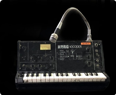 Korg Vc 10 Vocoder Owned And Used By Rick Wakeman Of Yes  1979 Black