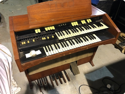 Hammond L122 Organ Owned & Used By Rick Wakeman Of Yes  1950 Natural