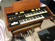 Hammond-L122 Organ Owned & Used By Rick Wakeman Of YES -1950-Natural