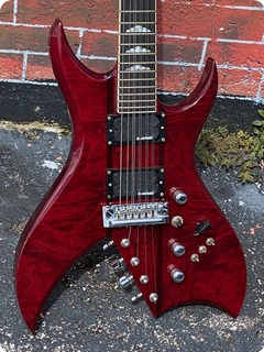 B.c. Rich Bich Perfect 10 10 String  2006 Wine Red Finish 