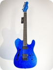 Pd Guitars Tele Semi Hollow 2017 Blue