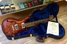 Paul Reed Smith Prs Wood LibraryPrivate Stock Hollowbody I Piezo Madrone Burl TopKorina Back Satin Finish