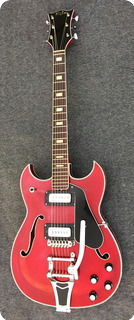 Elie Crucianelli Semiacoustic 1969 Cherry Red