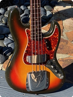 Fender Jazz Bass 1966 Sunburst Finish