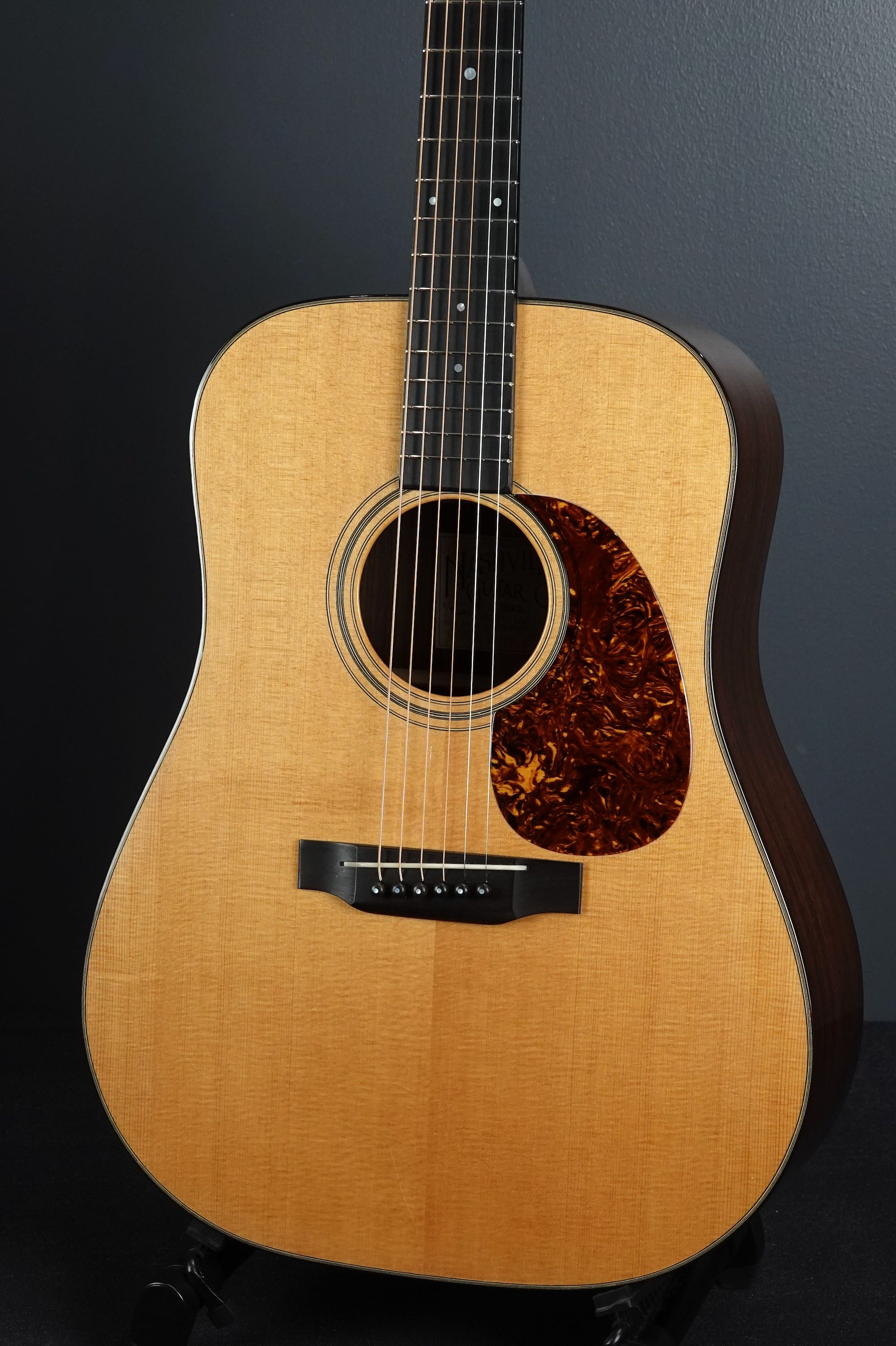 Nashville Guitar Co. Dreadnought Custom 2012 Natural Guitar For Sale BlueG