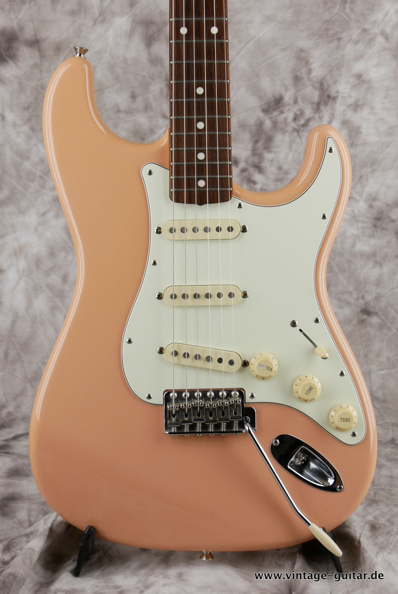 Fender Stratocaster 1990 s Flamingo Pink Guitar For Sale Vintage