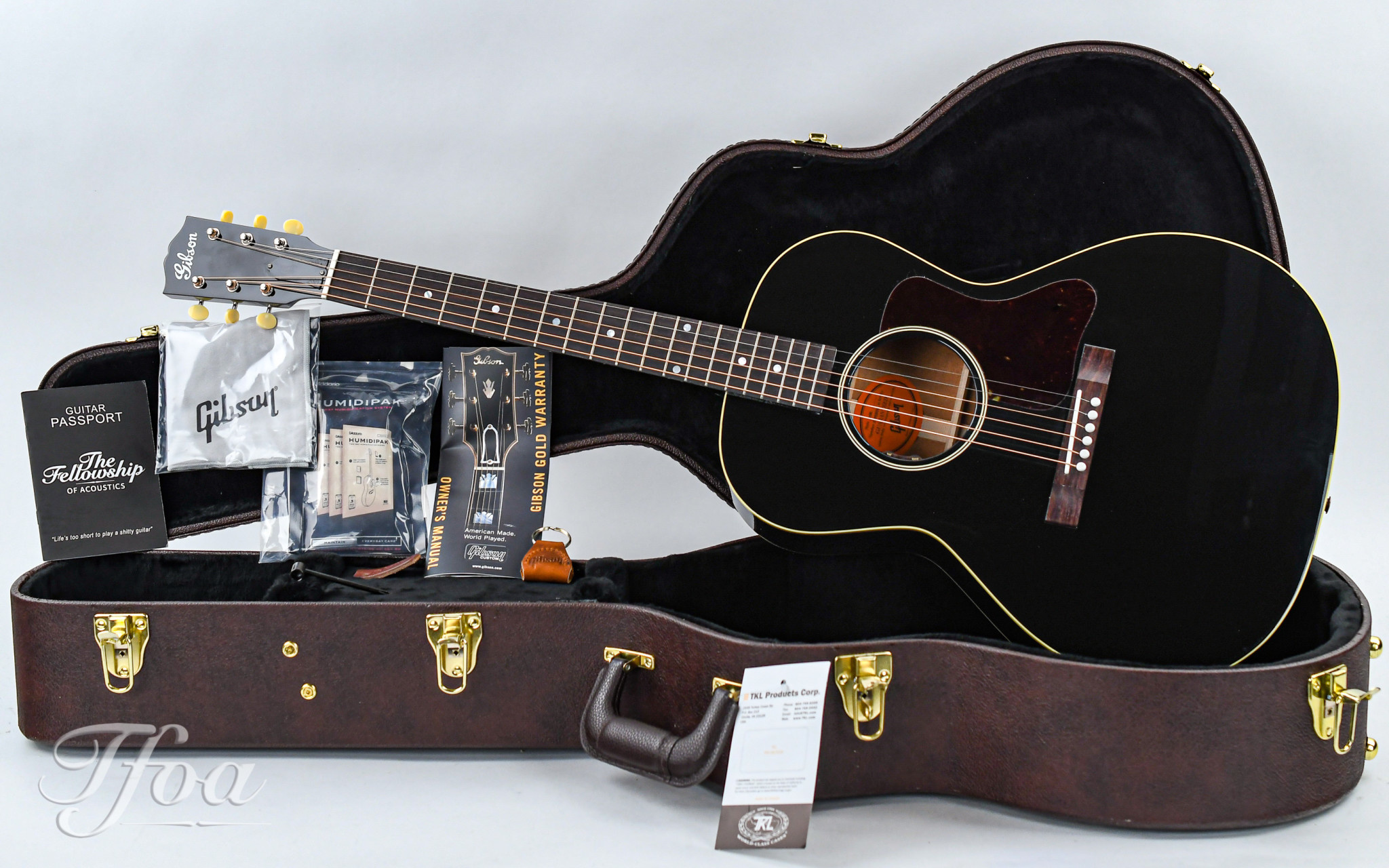 Gibson L00 Original Ebony Guitar For Sale The Fellowship Of Acoustics