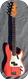 Fender Precision Bass 1963-Fiesta Red Custom Color