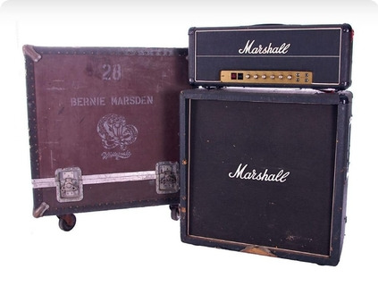 Marshall Jmp Stack Ex Bernie Marsden Whitesnake 1976 Black