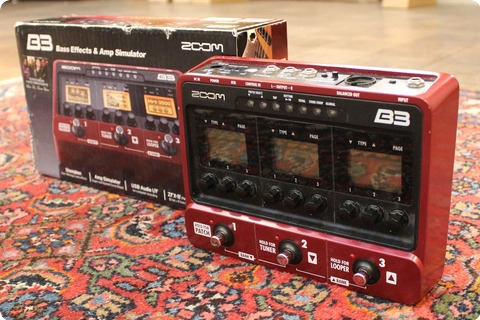 Zoom B3 Bass Effects And Amp Simulator