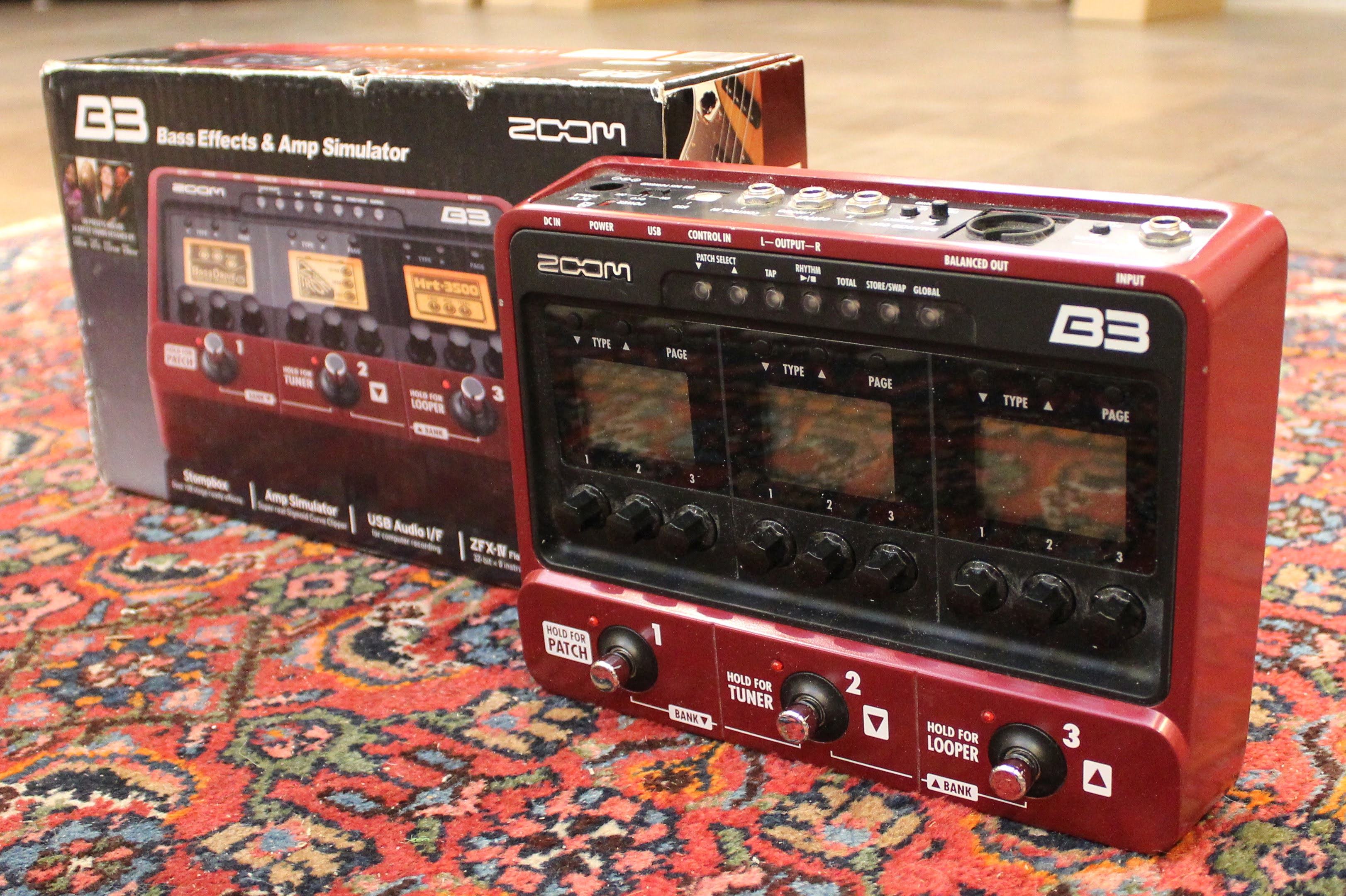 Zoom B3 Bass Effects And Amp Simulator Effect For Sale Oscar Guitars
