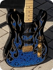Fender Telecaster James Burton Paisley Flame Signature 2005 Blue Paisley Flame