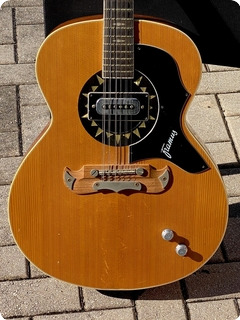 Framus Guitars Jumbo 51297 12 String  1968 Natural Finish