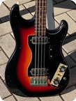 Hofner 182 Solid Body Bass 1970 Sunburst Finish