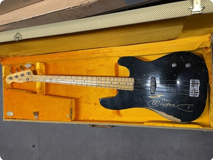 Fender Prototype Precision Bass Ex Dusty Hill Zz Top 2011 Black
