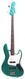 Fender Jazz Bass 66 Reissue Dots & Binding  1991-Sherwood Green Metallic