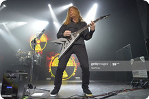 Dean Flying V Ex Dave Mustaine MEGADEATH 2000 Silver