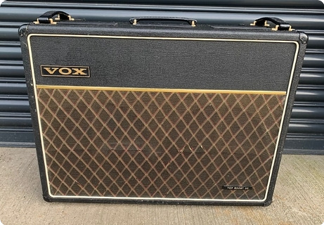 Vox Ac30 Top Boost Edge Spec U2 1969 Black With Paisley Flames