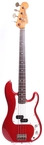 Squier Precision Bass 62 Reissue JV Series 1982 Candy Apple Red