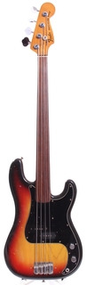 Fender Precision Bass Fretless 1978 Sunburst