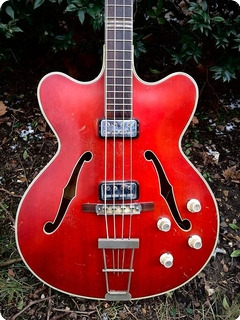 Hofner Verythin Bass 1964 Cherry