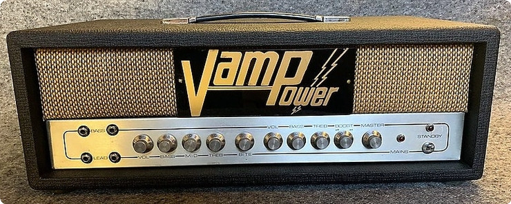 Vampower Vamp Mki Head, Mac Bolan T Rex 1970 Black