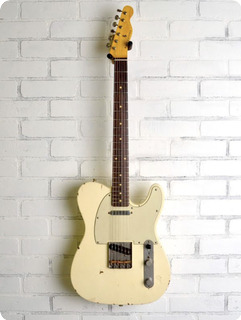 Nash Guitars T63 Olympic White Light Aging