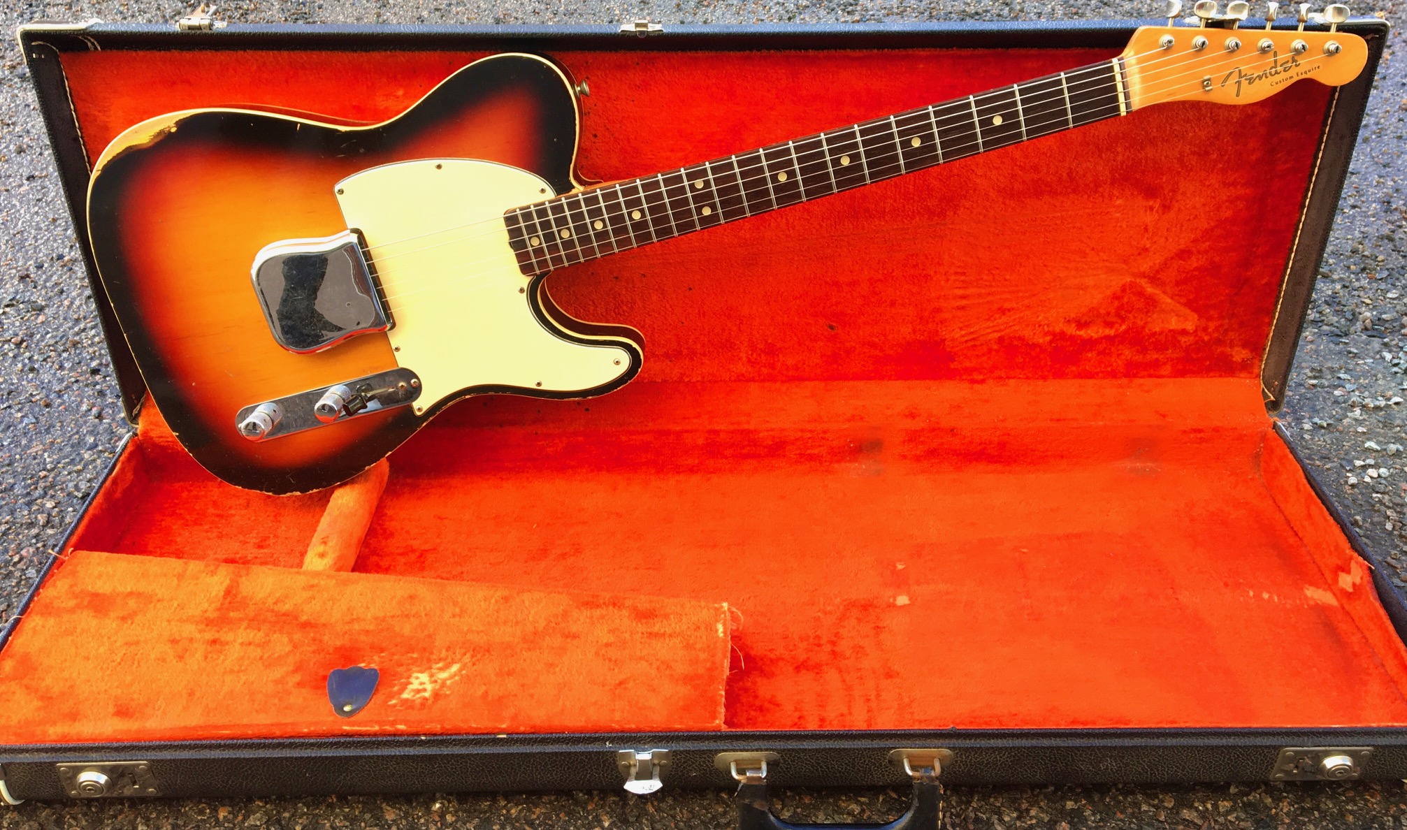 Fender Custom Esquire 1964 Sunburst Guitar For Sale Anders Anderson Guitars