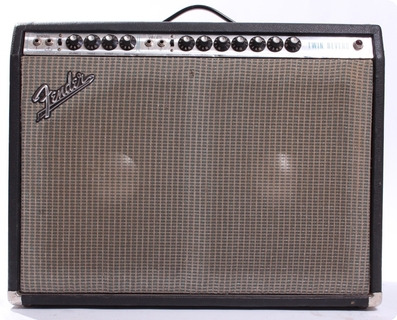 Fender Twin Reverb W/jbl Blackfaced 1971 Silverface