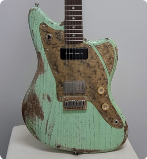 Paoletti Guitars Italy 112 Hp90, Sage Green 2021 Sage Green, Pickled Finish