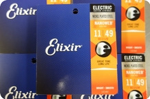 Elixir Elixir 11 49 Medium Electric Guitar Strings Nanoweb 5 Sets 
