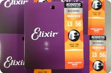 Elixir Elixir 13 56 Acoustic Guitar Strings Bronze Nanoweb 5 Sets 