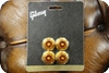 Gibson Gibson PRHK 030 Top Hat Knobs Vintage Amber 4 Pcs