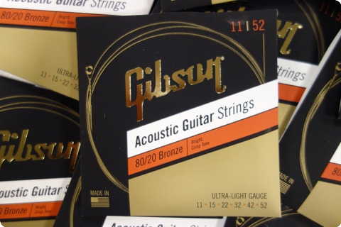 Gibson Gibson Sag Brw11 1 Acoustic Guitar Strings 11 52 Bronze ( 9 Sets )