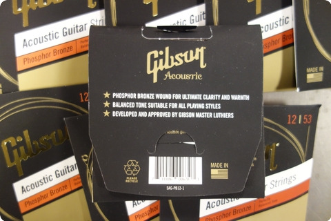 Gibson Gibson Sag Pb12 1 Acoustic Guitar Strings 12 53 Phosphor Bronze ( 10 Sets)