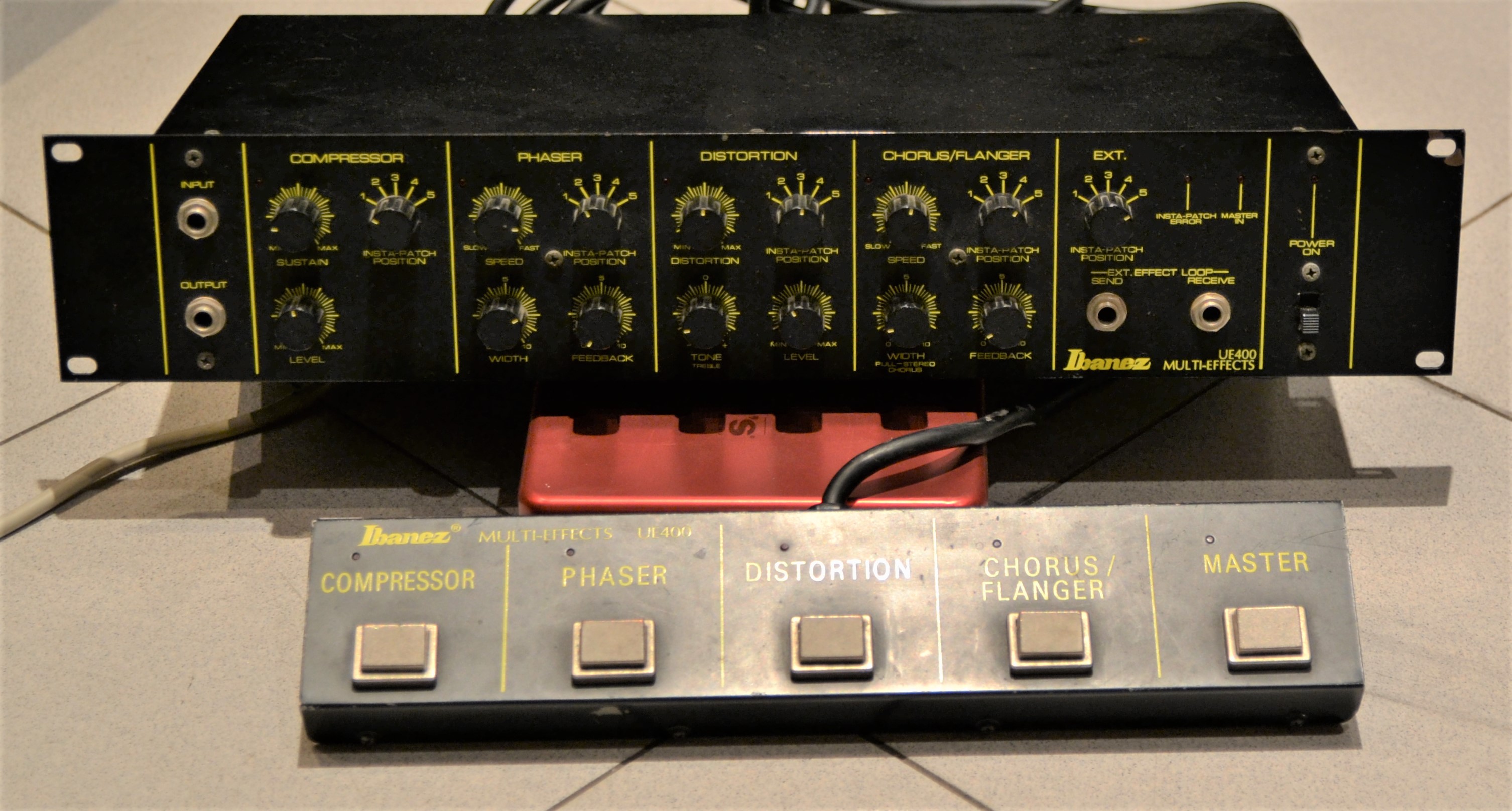 Ibanez UE 400 Multieffects 1981 Black Effect For Sale Rome Vintage Guitars