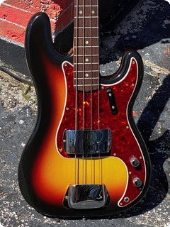 Fender Precision Bass  1966 Sunburst Finish 